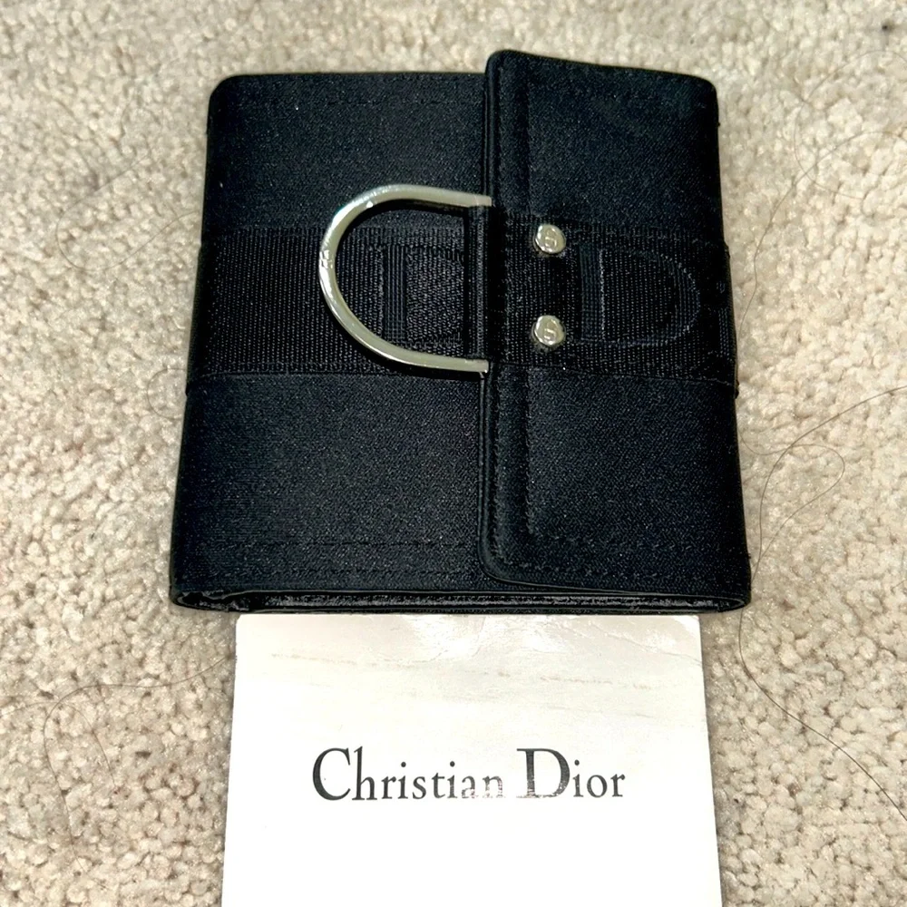 Dior Black Compact Wallet